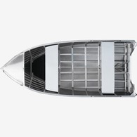 14 ft aluminijast ribiški čoln